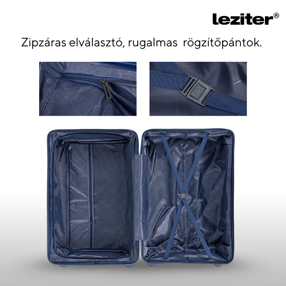 TraveLux Endure kabinbőrönd keményfedeles levehető kerékkel 55x40x20 cm sötét kék