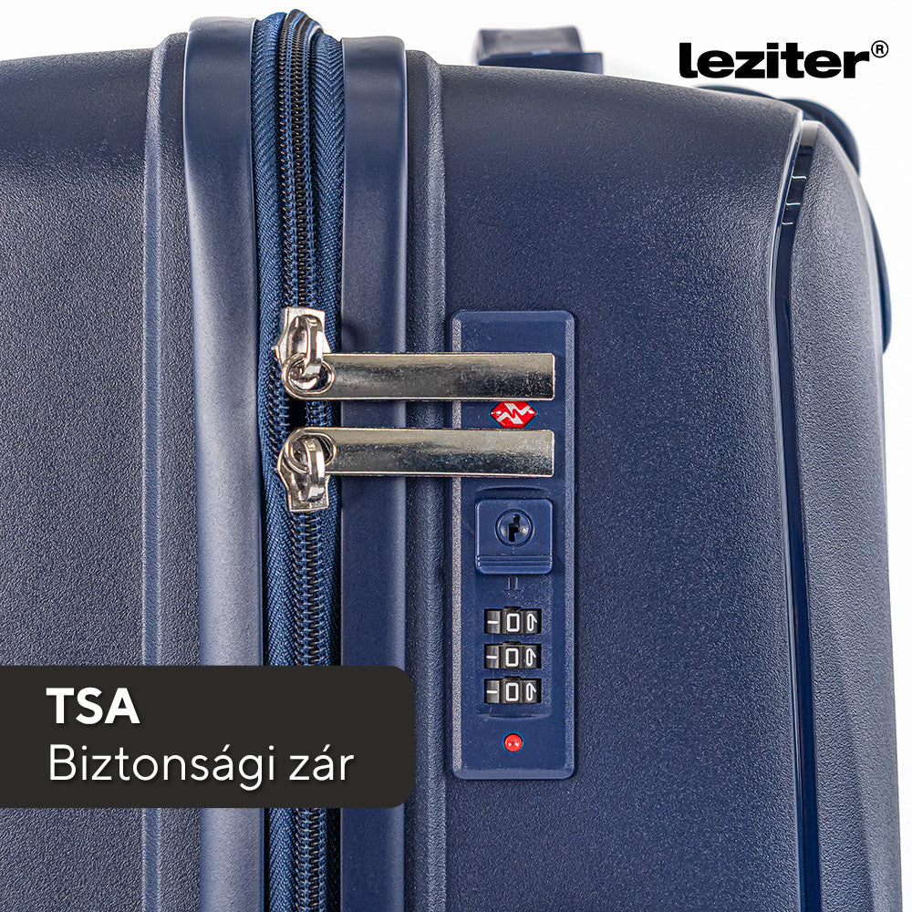 TraveLux Endure kabinbőrönd keményfedeles levehető kerékkel 55x40x20 cm sötét kék