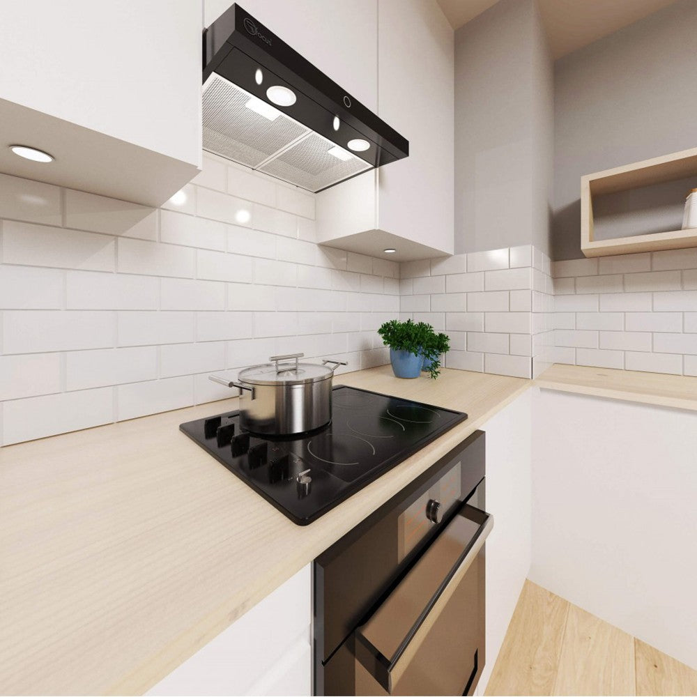 MODO 6 Black Beépíthető konyhai páraelszívó 6 cm széles 8W_5