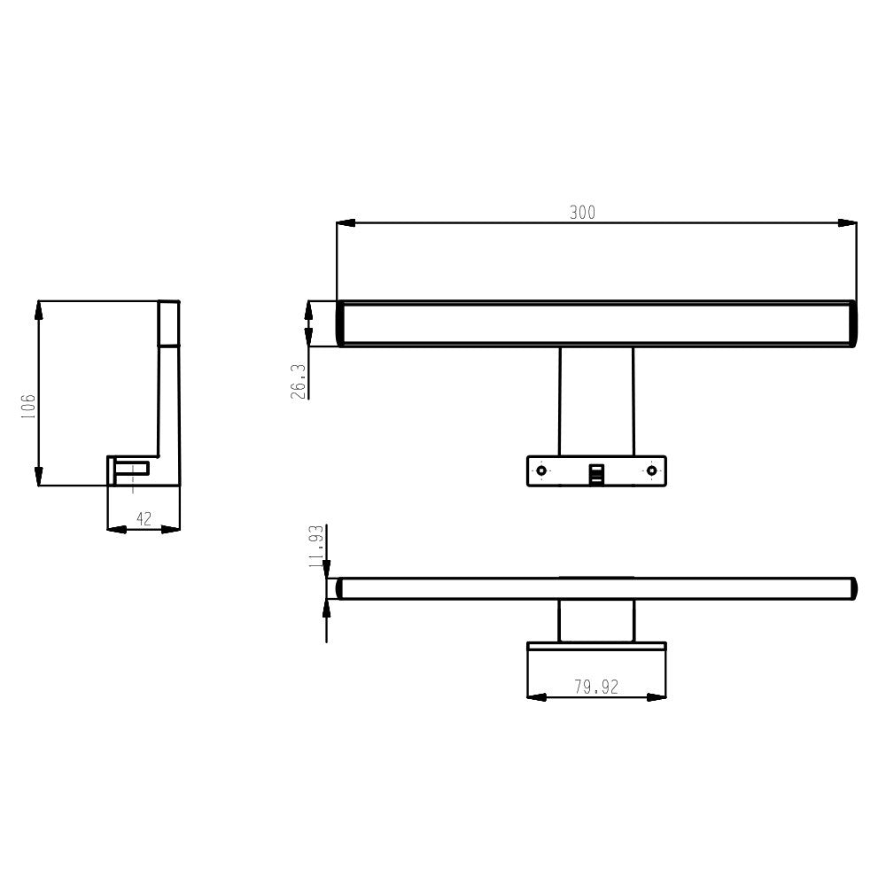 Luxx led lámpa 300mm