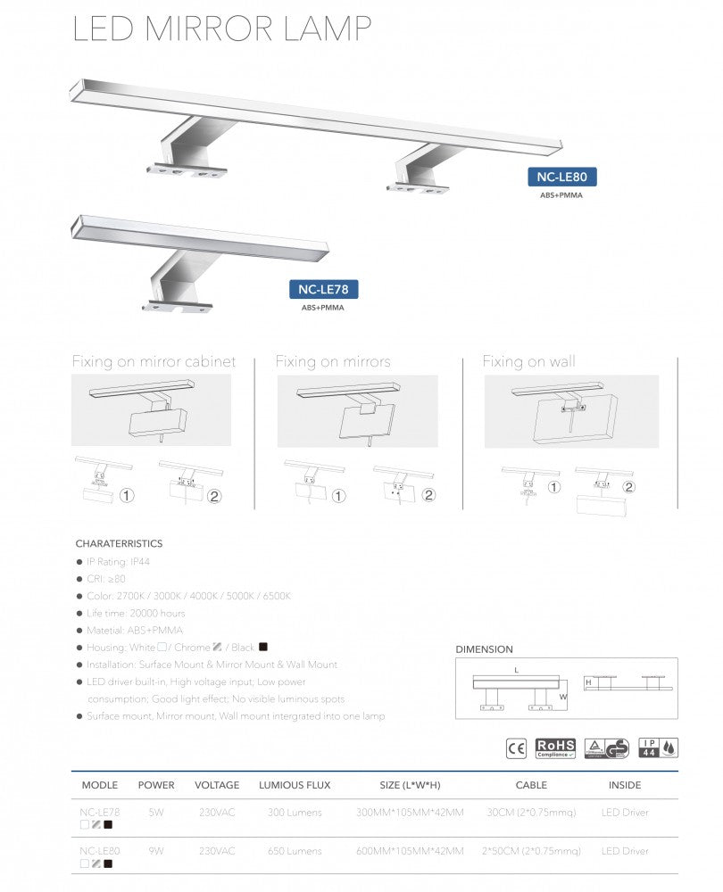 Luxx led lámpa 600mm
