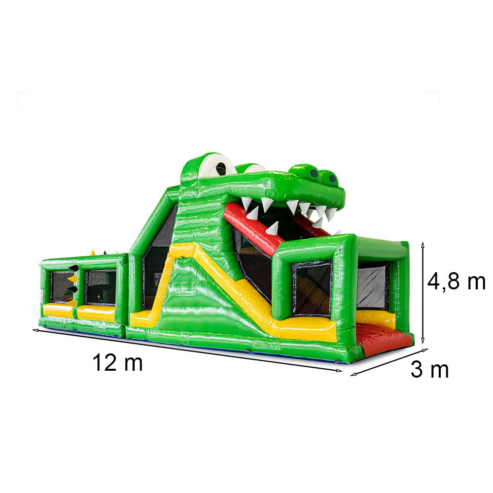 Krokodil ugrálóvár 12x3x4,8m_2