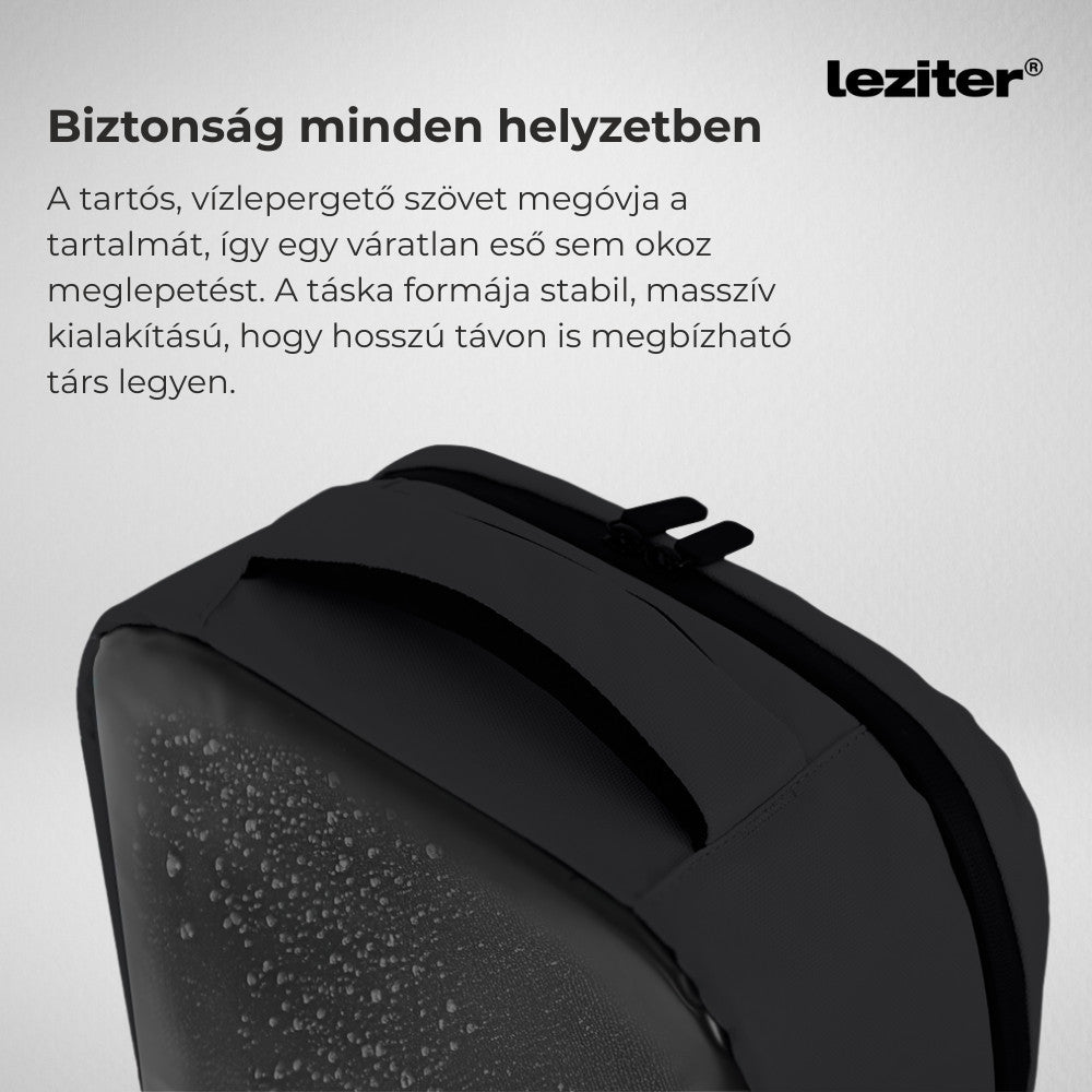 Pixo ledes okos hátizsák fekete