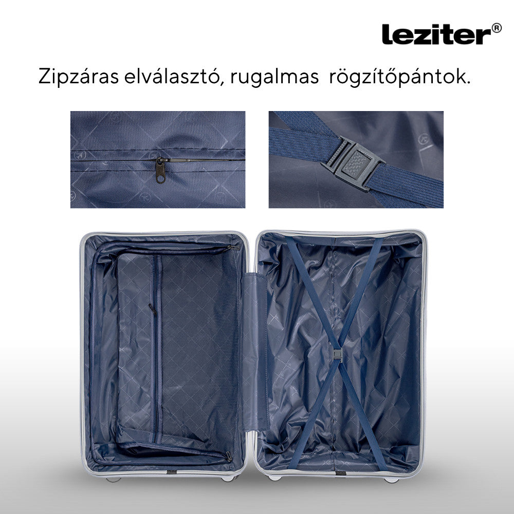 TraveLux Voyager nagy bőrönd keményfedeles 76x50x29 cm szürke