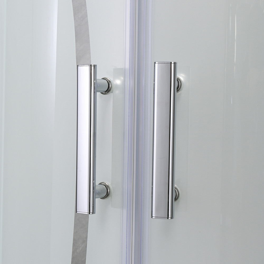 Spirit BAMBOO 9x9x194 cm íves zuhanykabin, erősített akril zuhanytálcával_9