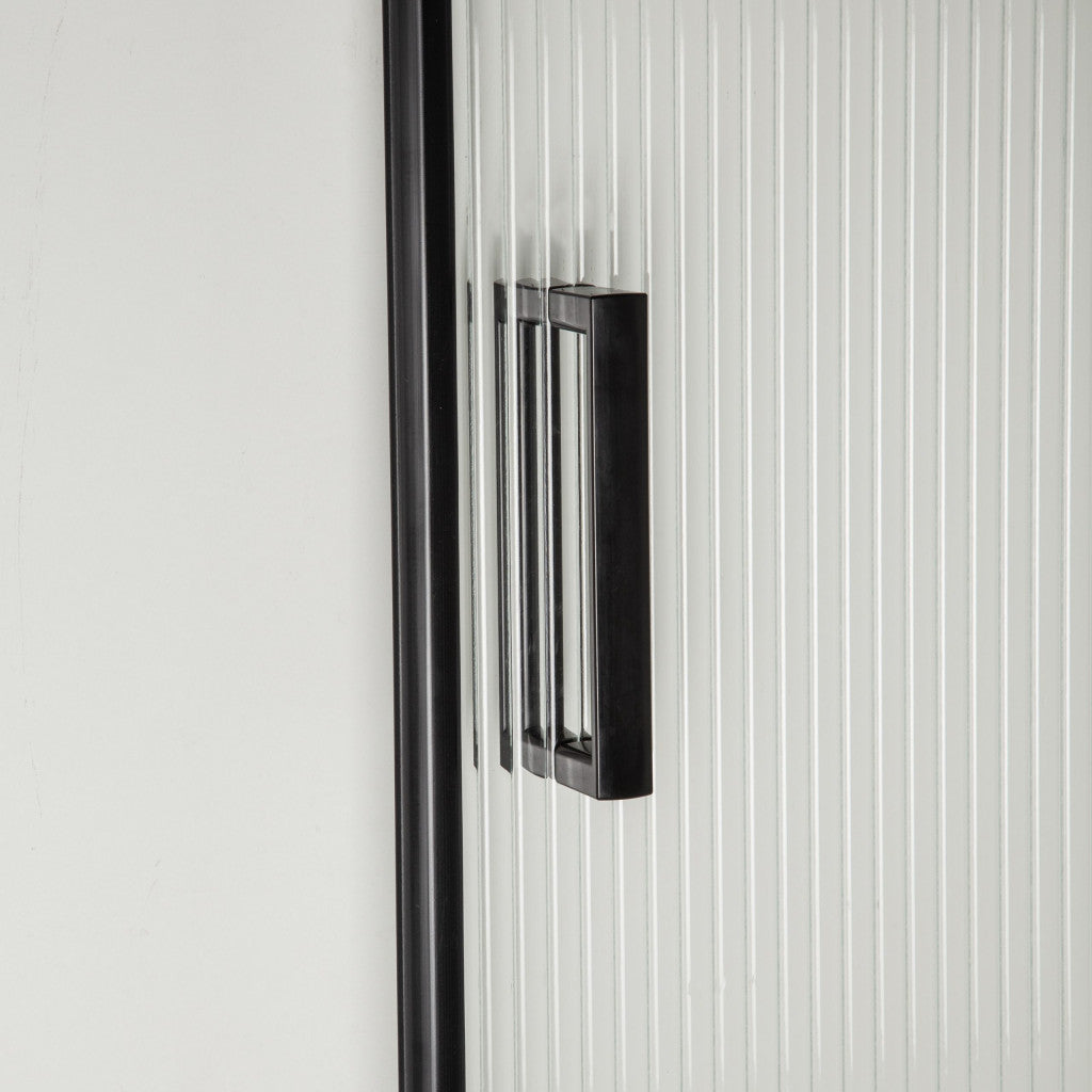 Soho Square Black 80 szögletes zuhanykabin zuhanytálcával