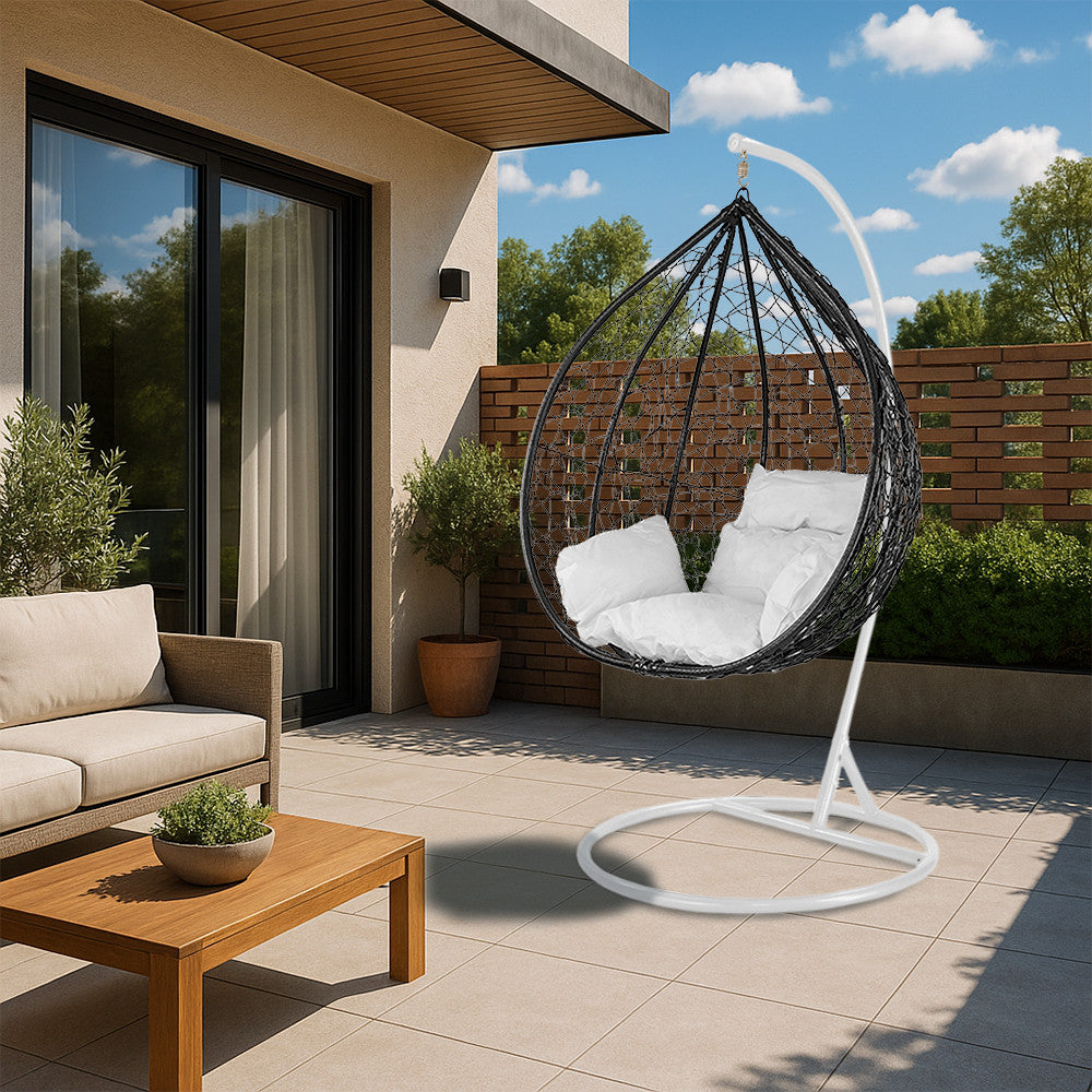 Havanna függőfotel fekete-fehér