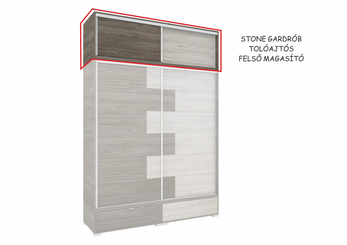 Stone gardrób - 200cm
