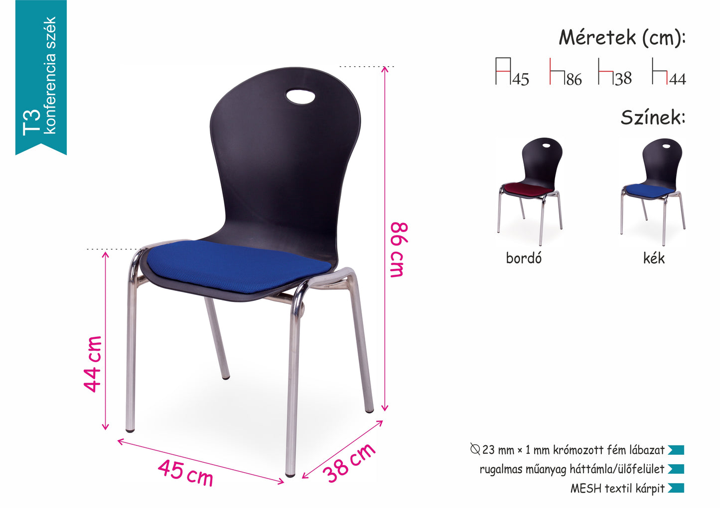 T3 konferenciaszék