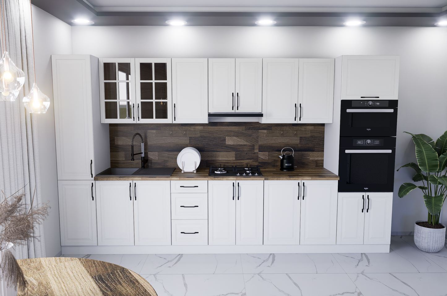 SYDNEY 360CM komplett konyhablokk