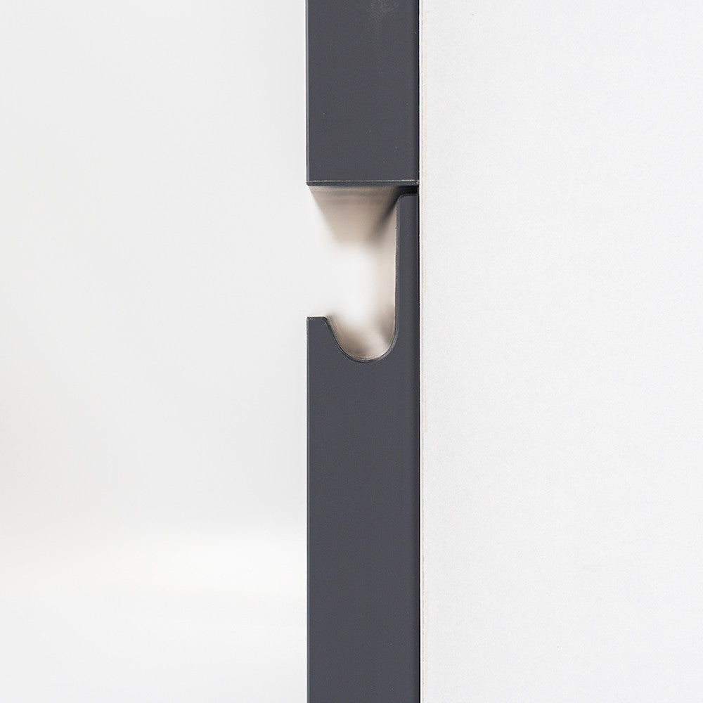 Vario Pull 80 alsó szekrény mosdóval fehér-antracit