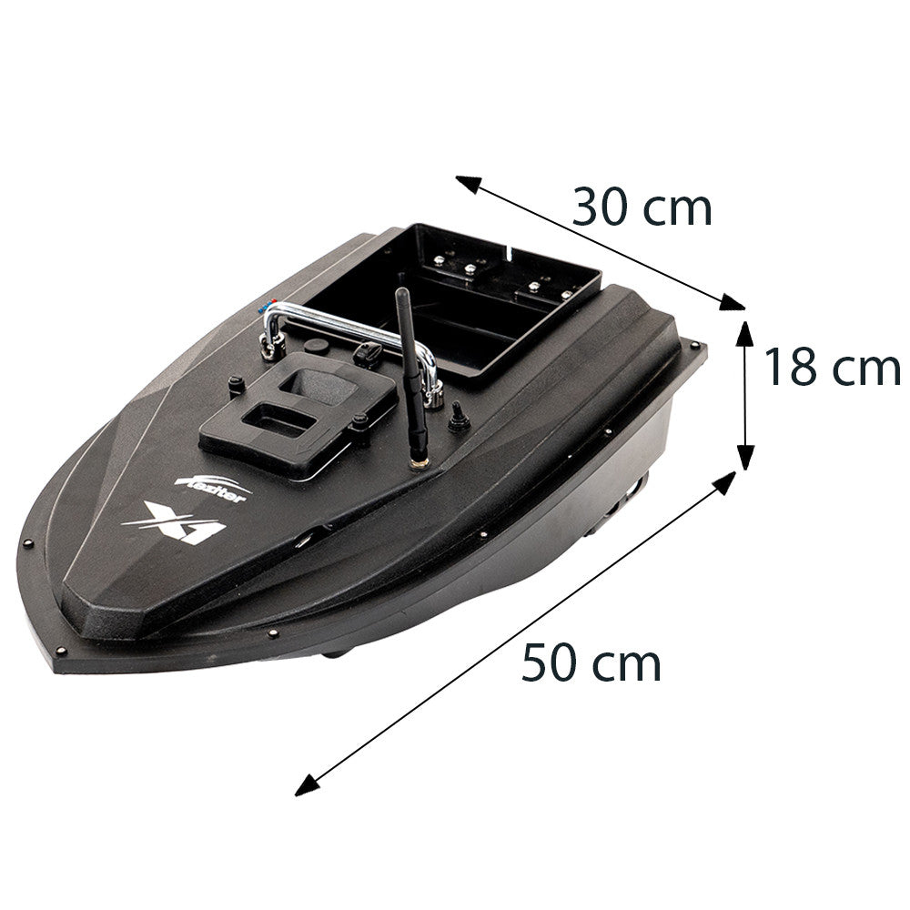 Etetőhajó X1 hátrakidobós fekete_2