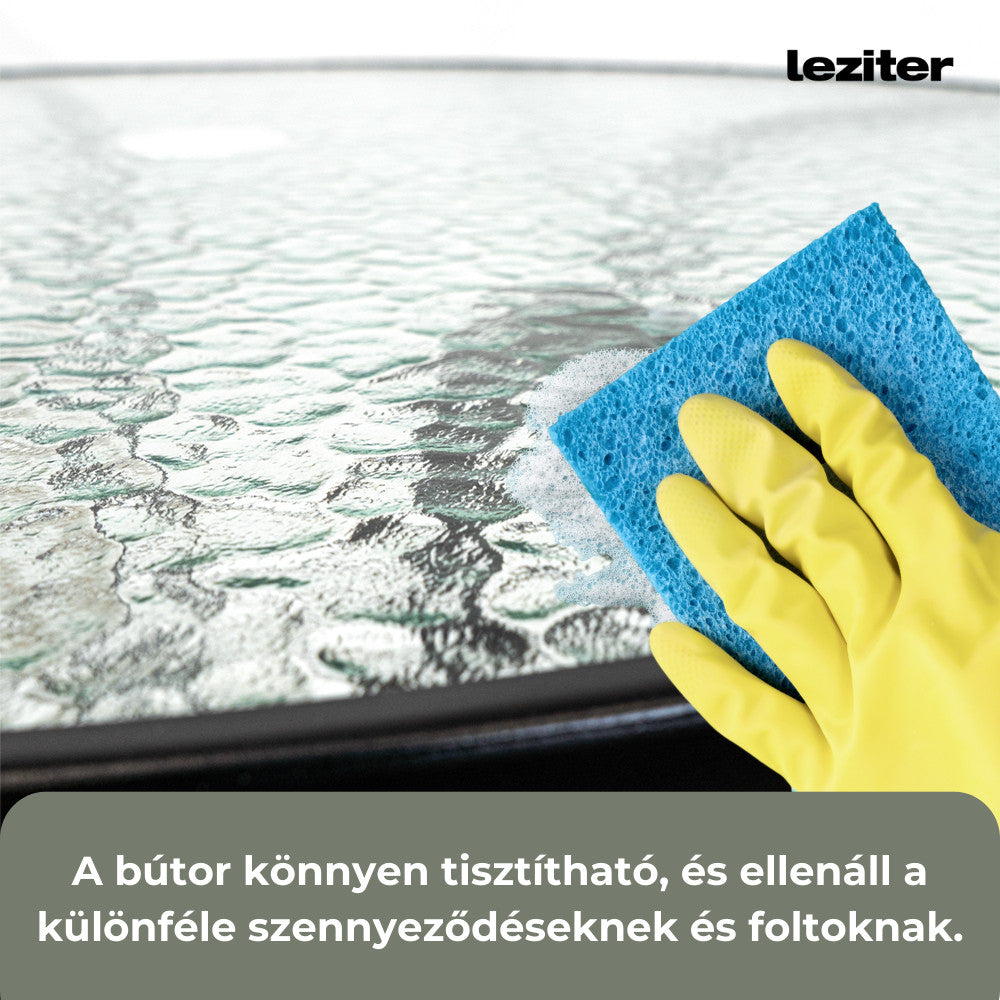 Tessa 4+1 kerti bútor garnitúra szett fekete