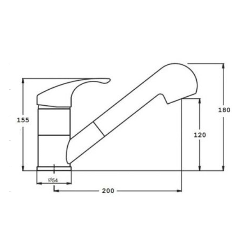 Carol mosogató csaptelep fekete_2