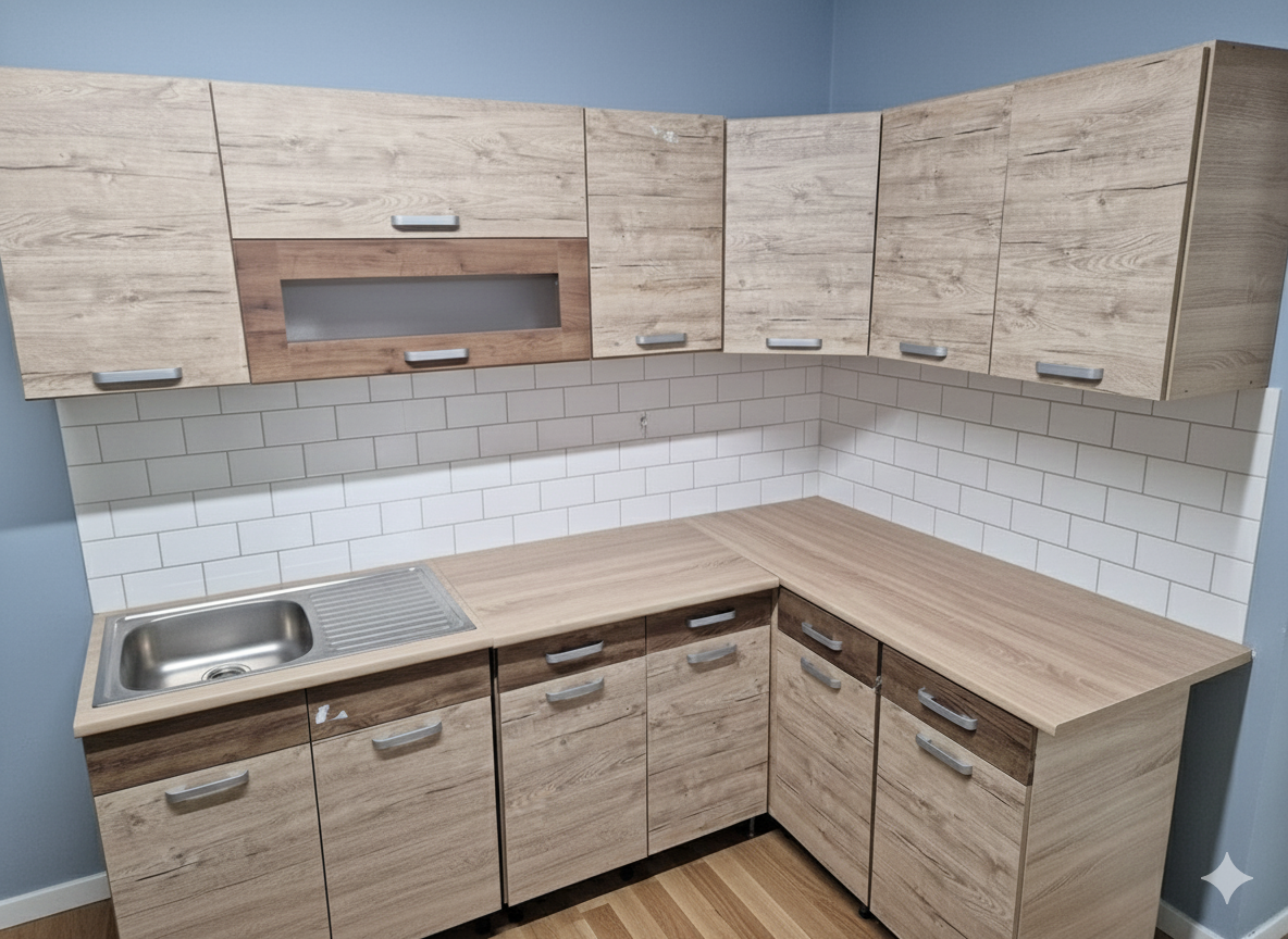 Csenge komplett sarok konyha 220x140 cm vagy 180x180 cm