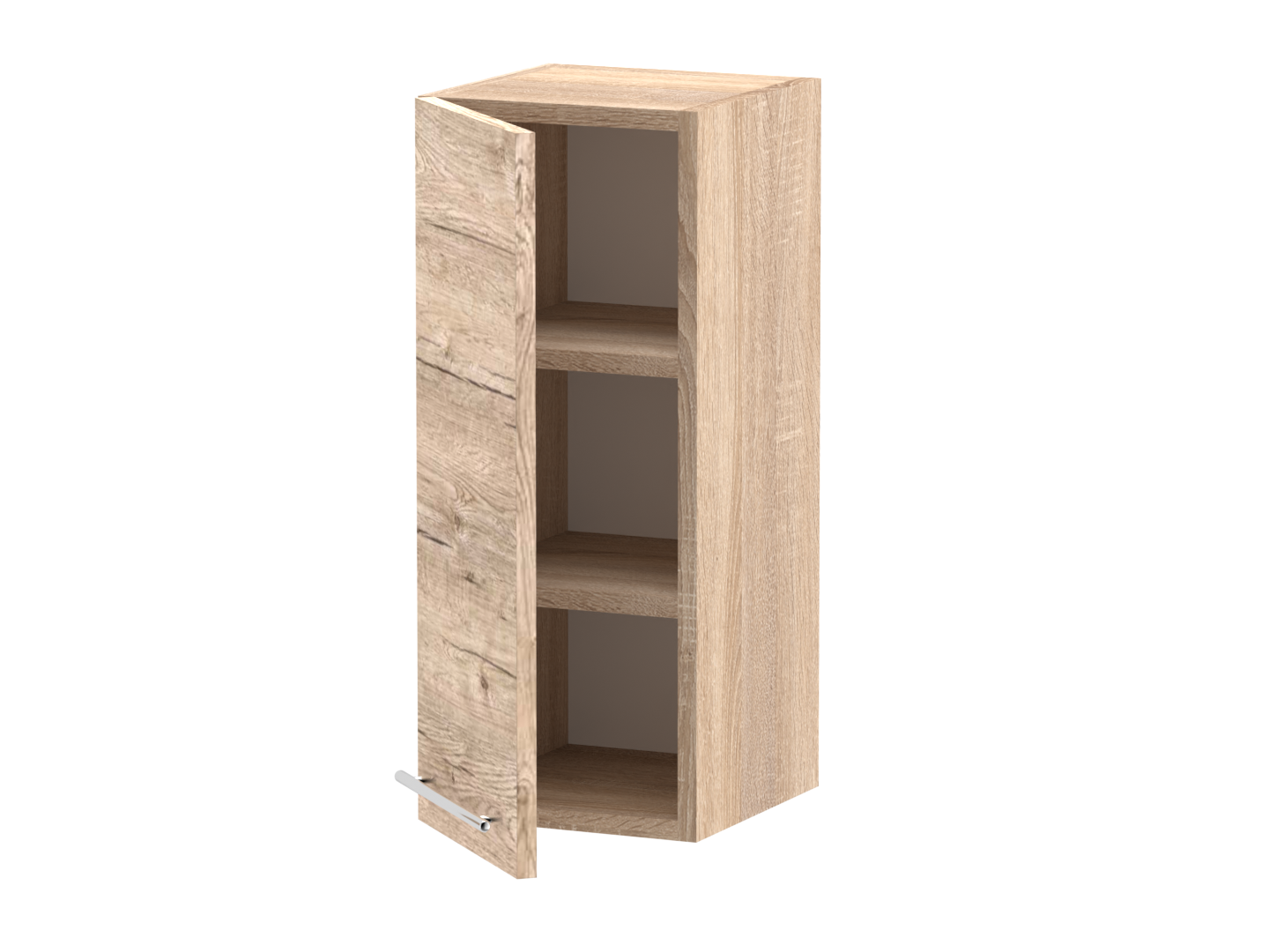 BALOS felső 1 ajtós jobbos - balos 30 cm széles 72 cm magas elem Gréta +