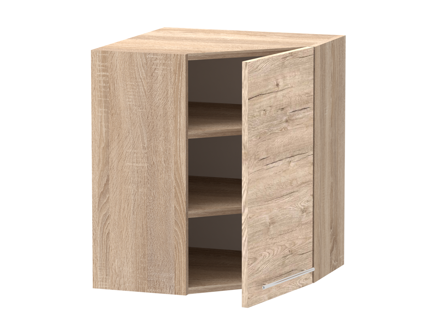 JOBBOS felső sarok szekrény jobbos balos 60 cm széles 72 cm magas elem Gréta +