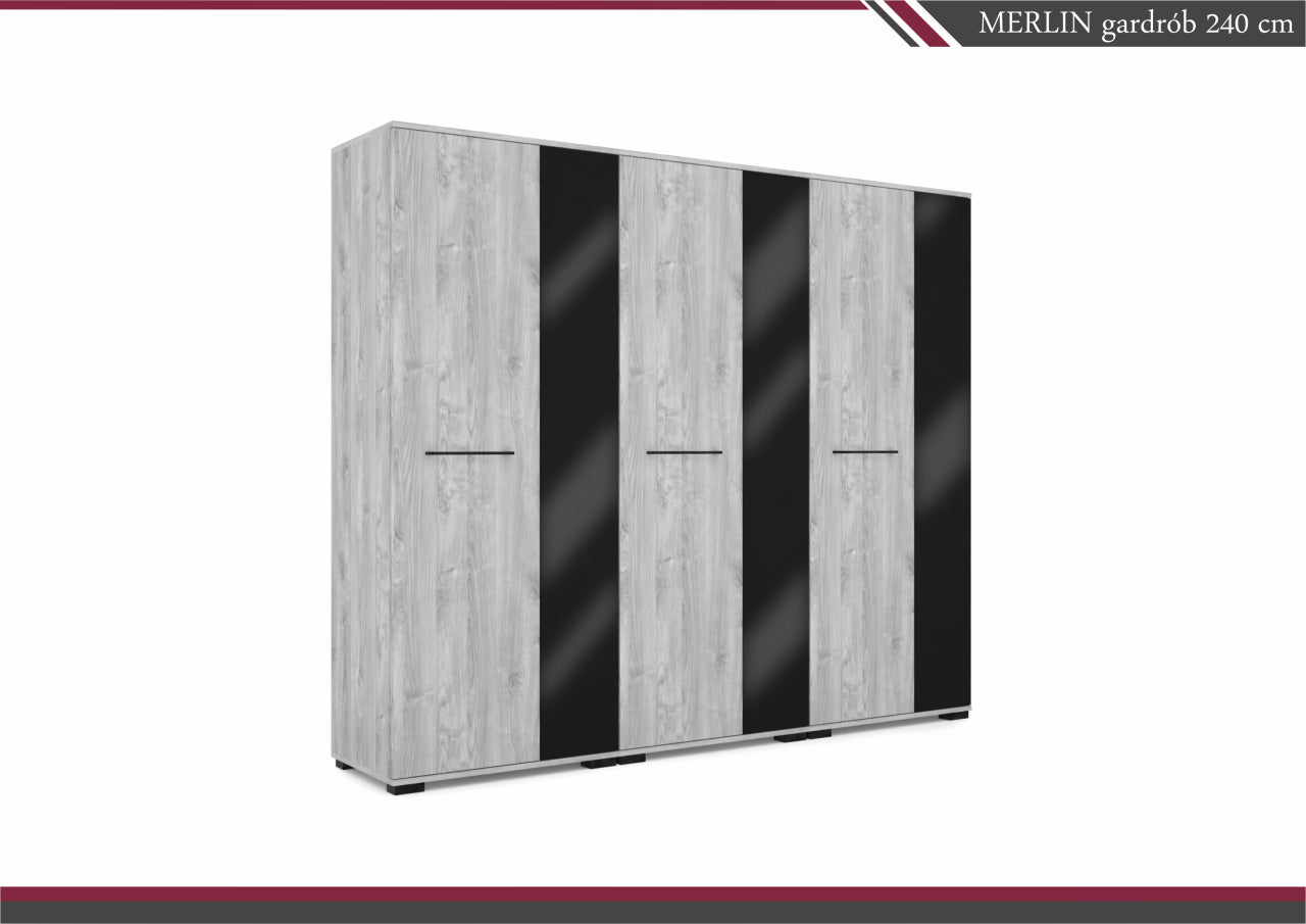 Merlin gardrób 240 cm