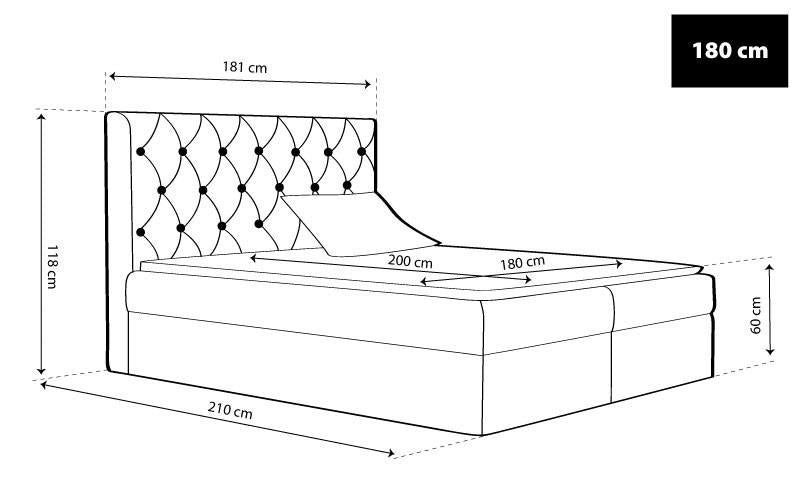 TYP56 boxspring ágy