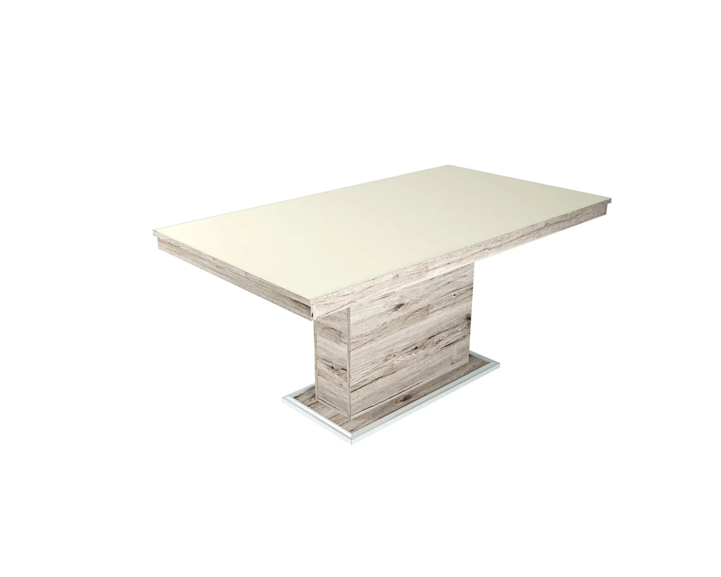 Flóra plusz San remo váz magasfényű Beige asztallappal