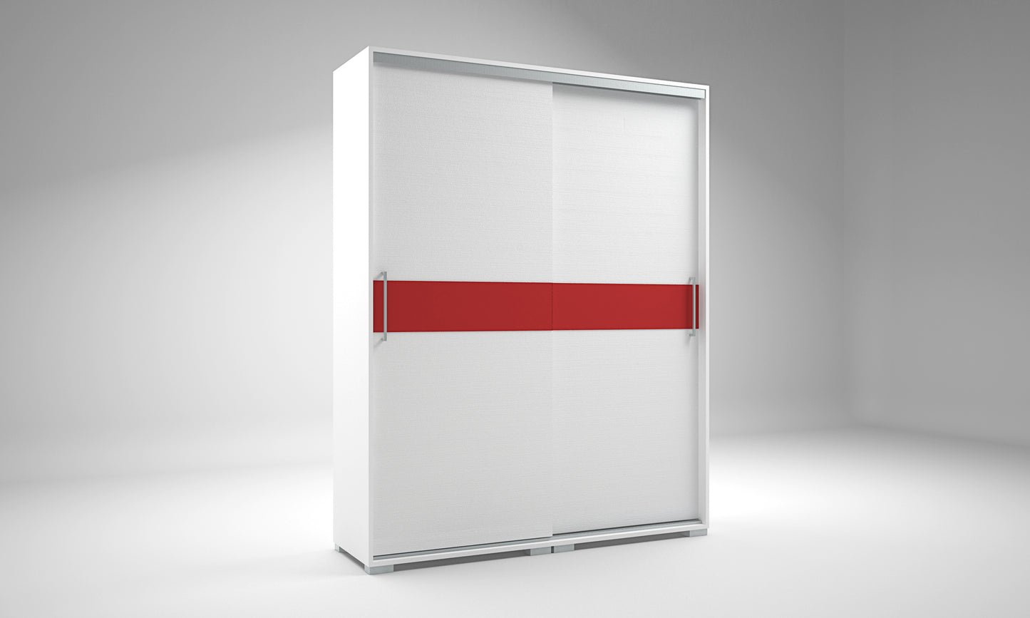 CITY tolóajtós gardrób 160cm (betéttel)