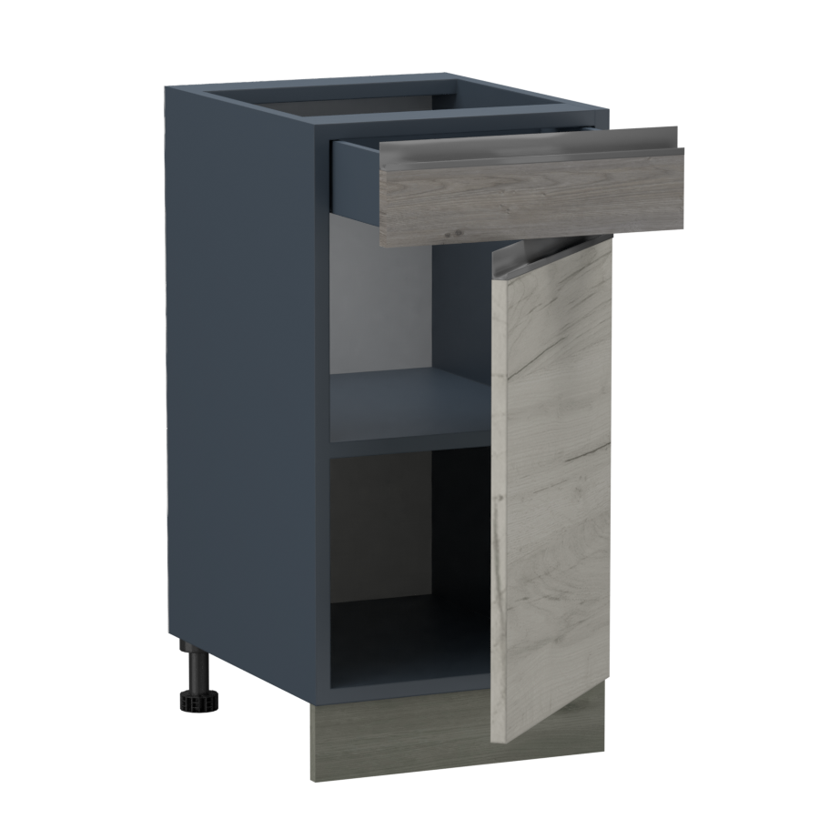 JOBBOS Alsó 1 ajtós 1 fiókos 40 cm széles elem Artiánó