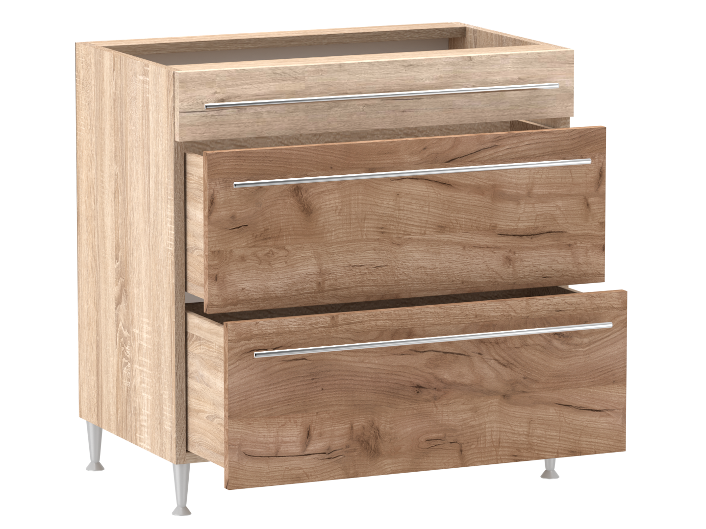 Gréta + alsó 1 vakfiókos 2 fiókos 80 cm széles elem