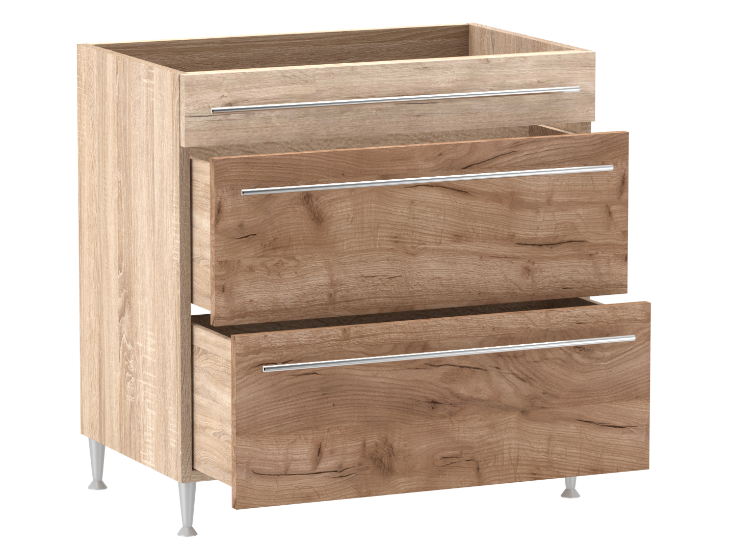 Gréta + alsó 1 vakfiókos 2 fiókos mosogatós 80 cm széles elem