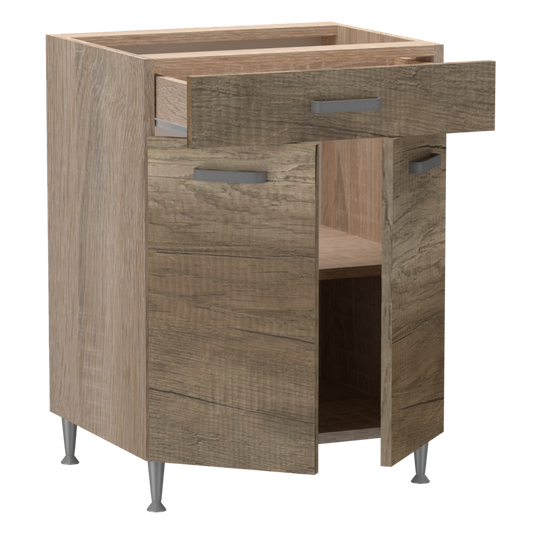 Emma alsó 2 ajtós 1 fiókos 60 cm széles elem