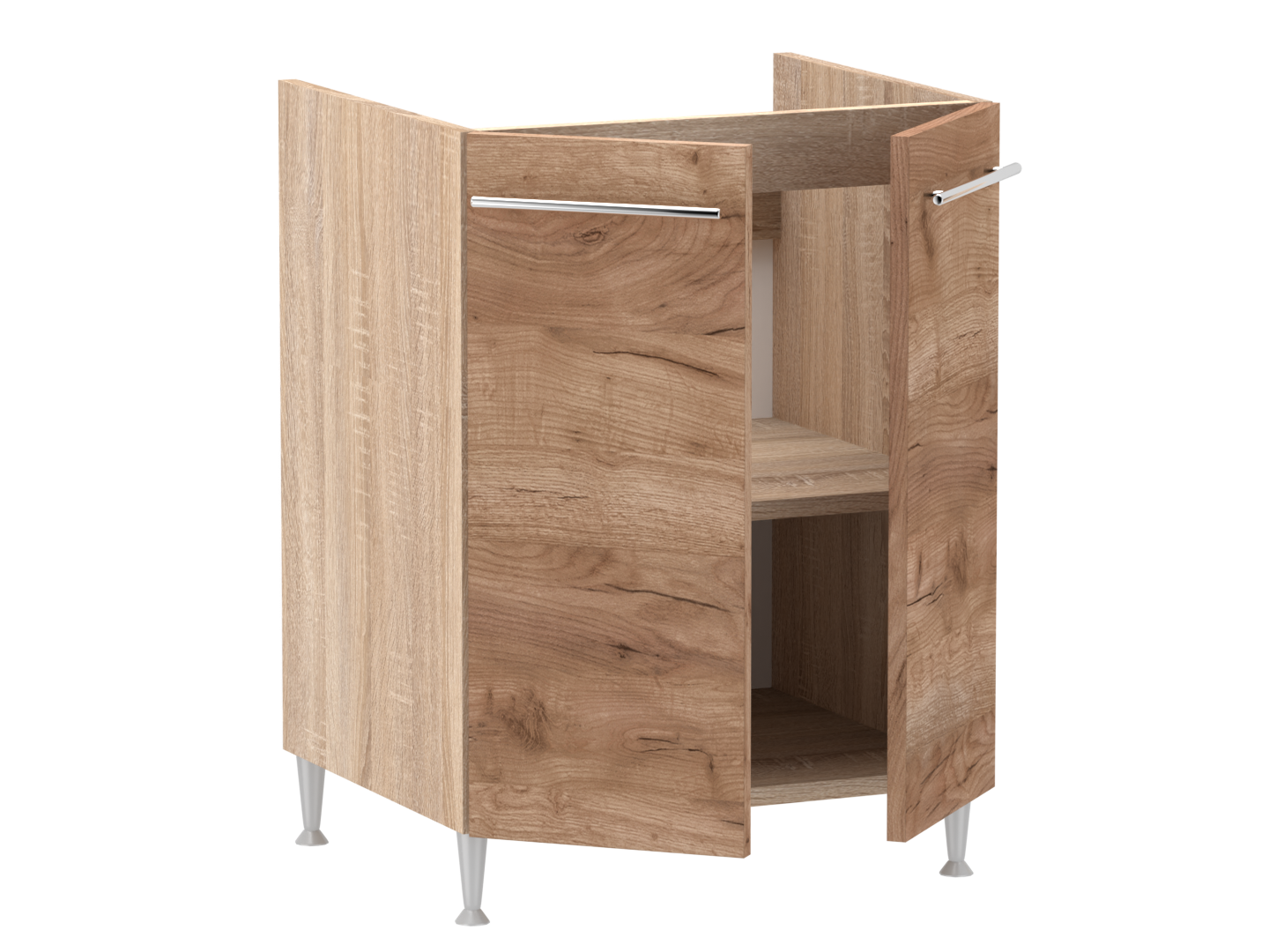 Gréta + alsó főzőlap befogadására alkalmas 2 ajtós elem