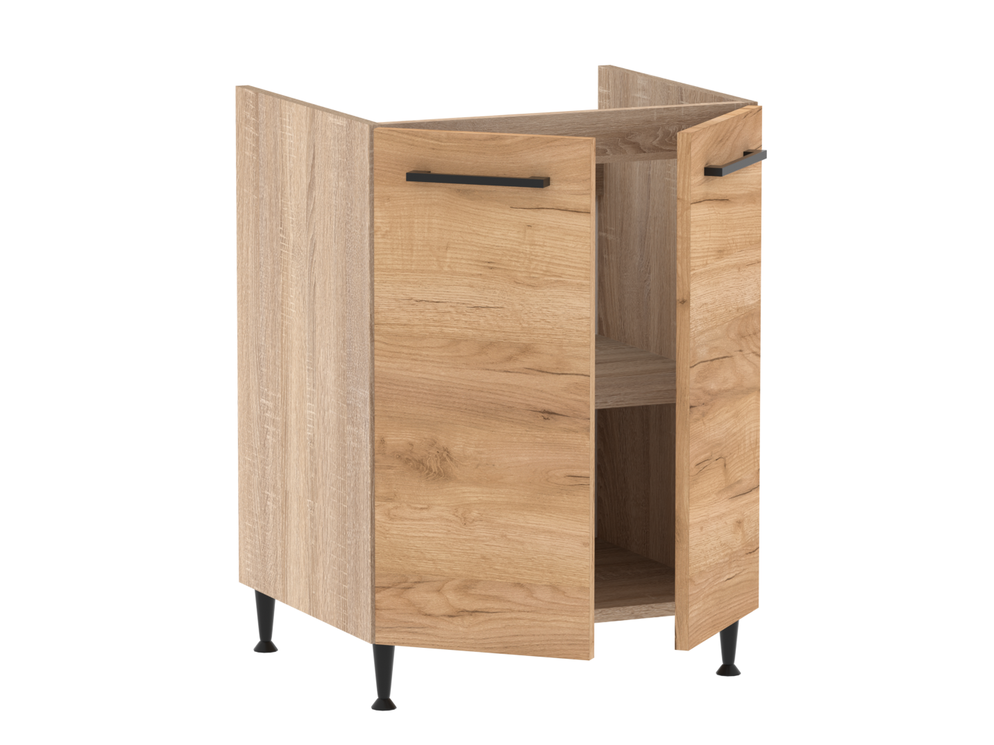 Bella alsó főzőlap befogadására alkalmas 2 ajtós elem