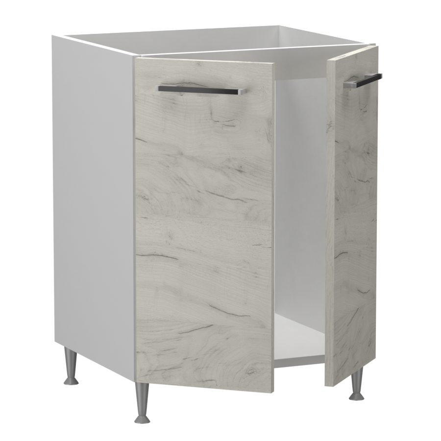 Fanni alsó 2 ajtós mosogatós 60 cm széles elem, egyéni