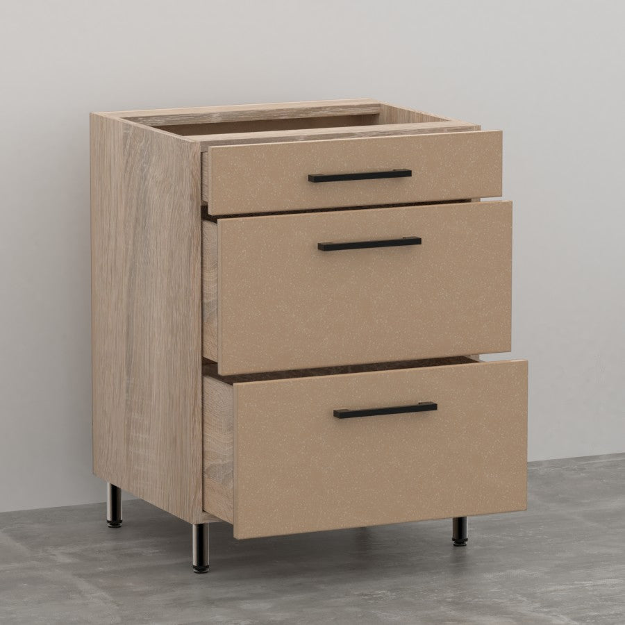 Galaxy alsó 3 fiókos 60 cm széles elem terben álló