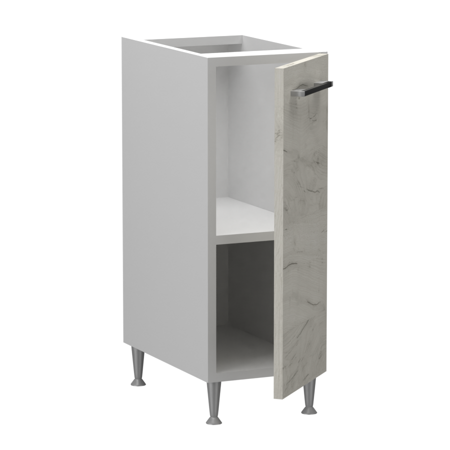 Fanni alsó 1 ajtós jobbos - balos 30 cm széles elem, egyéni