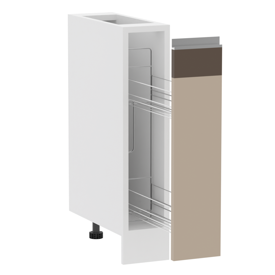 Minerva alsó kihúzható kosaras 15cm - 60 cm széles elem