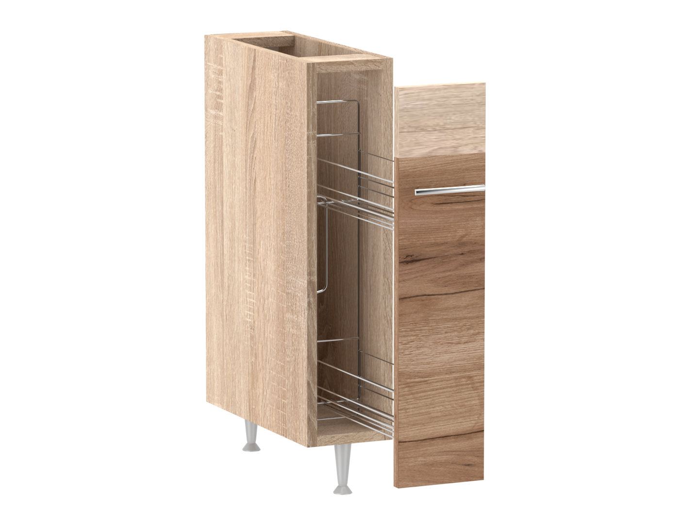 Gréta + alsó kihúzható kosaras 15-60 cm széles elem