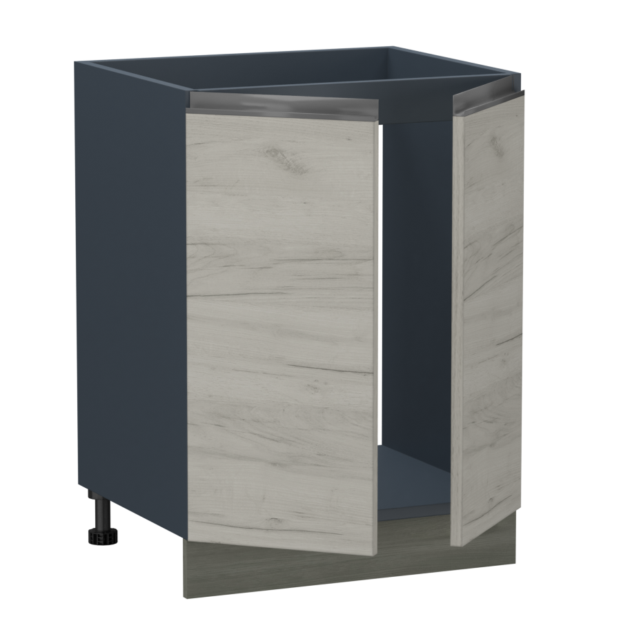 Alsó 2 ajtós mosogatós 60 cm széles elem Artiánó