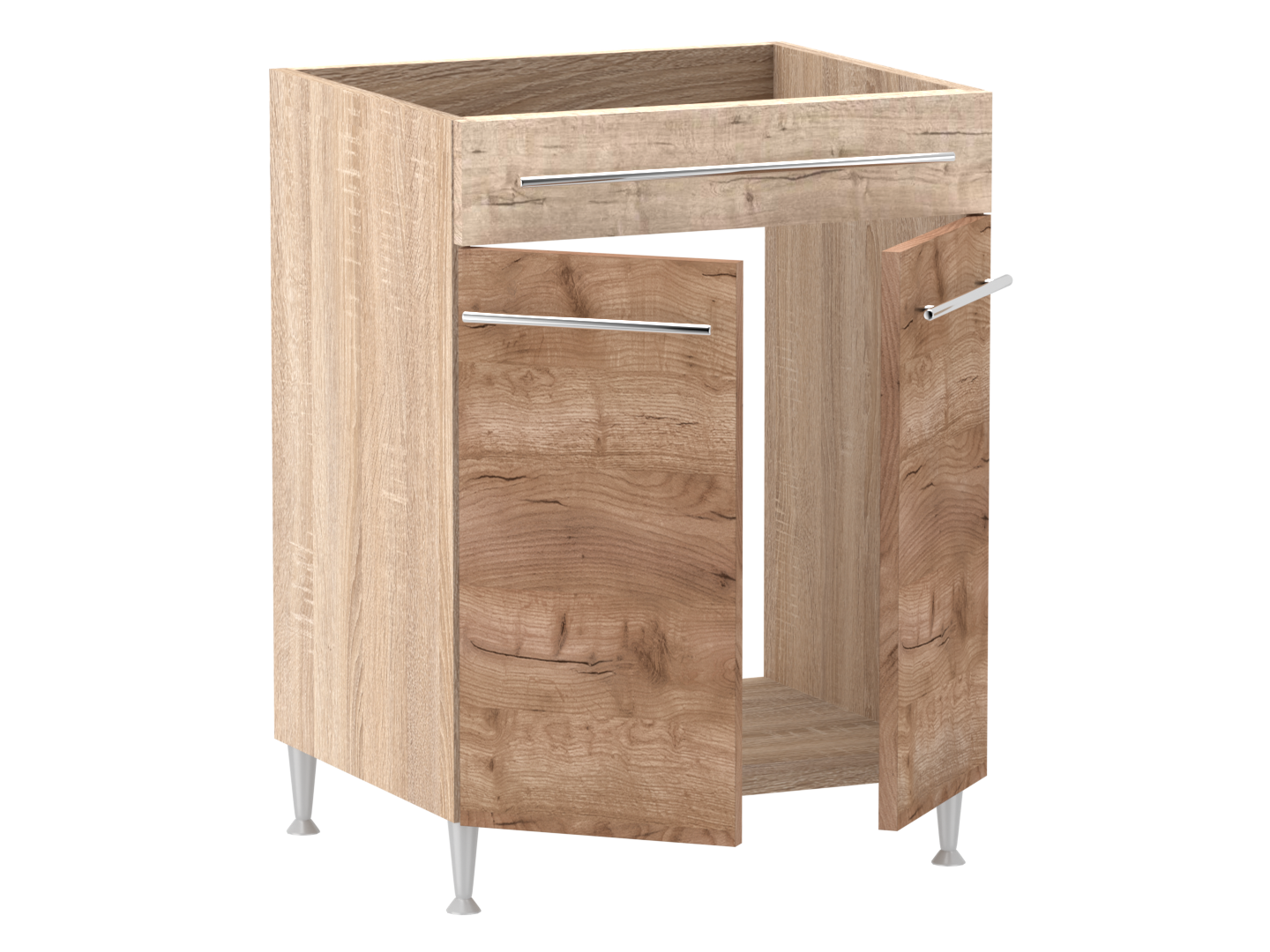 Gréta + alsó 2 ajtós vakviókos mosogatós 60 cm széles elem, egyéni