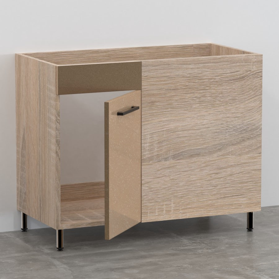 Galaxy alsó sarok 1 ajtós vakfiókos jobbos mosogatós 100 cm széles elem