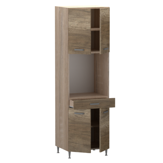 Emma álló tűzhelytartós szekrény 4 ajtós 1 fiókos 60 cm széles elem, egyéni