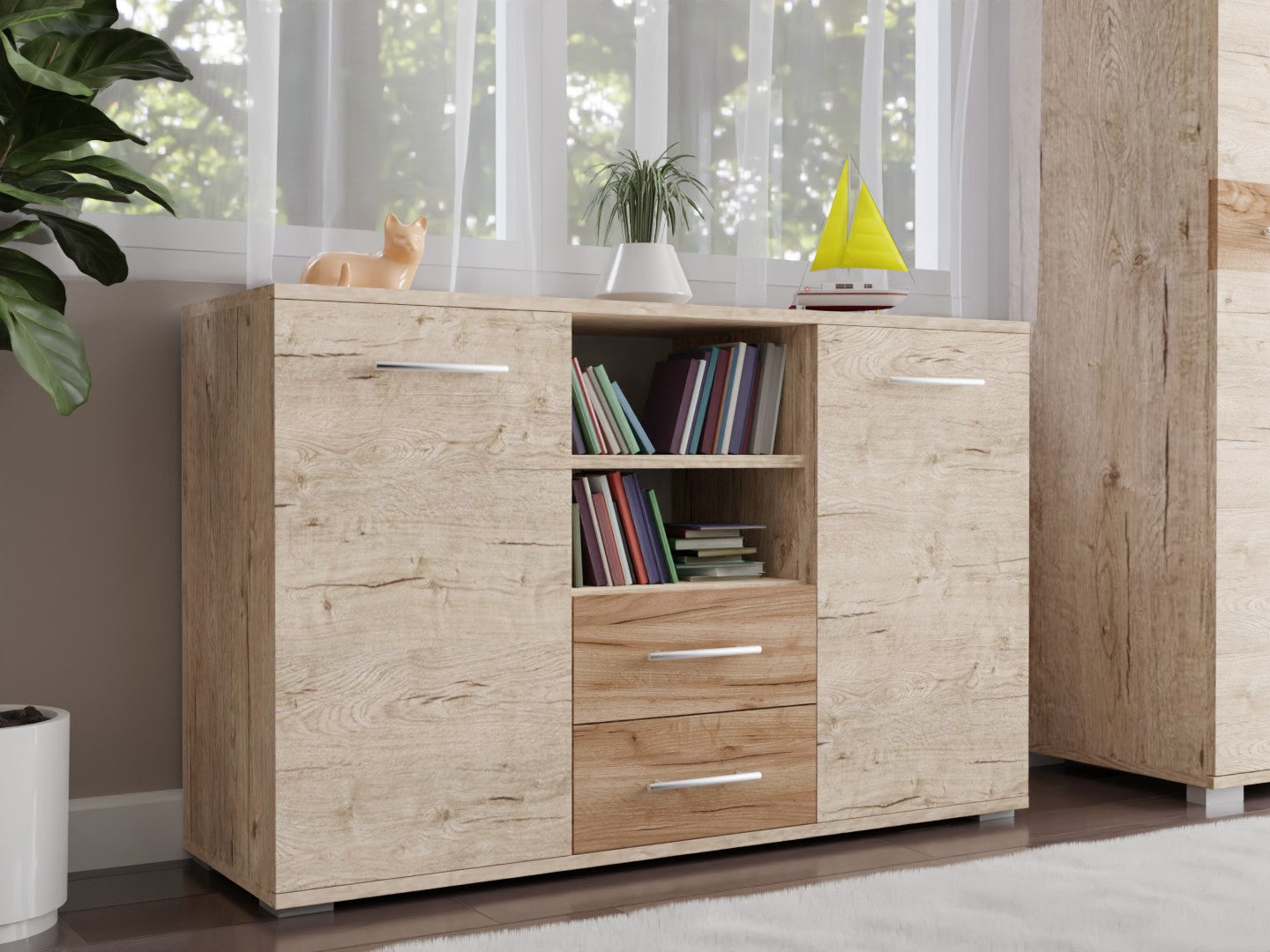 Budapest/Arizóna komód 135 cm