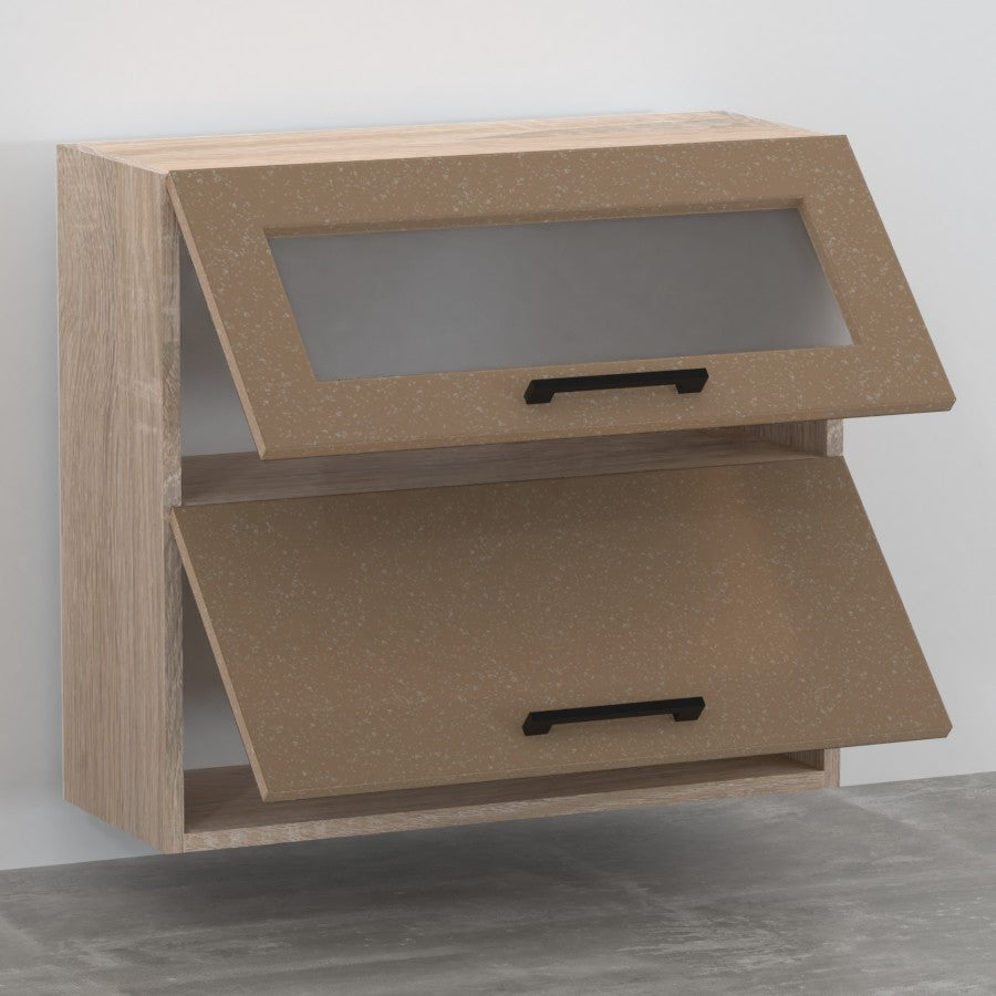 Galaxy felső 2 felnyílós felül üveges 80 cm széles elem