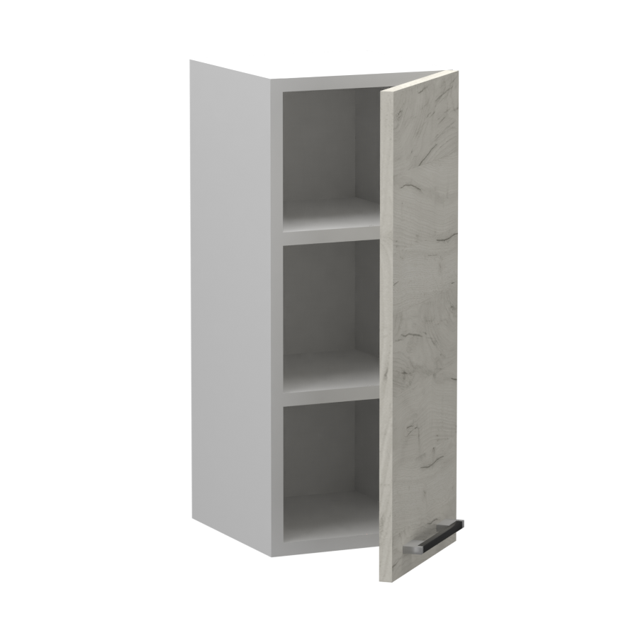 Fanni felső jobbos-balos 1 ajtós 30 cm széles 72 cm magas elem, egyéni