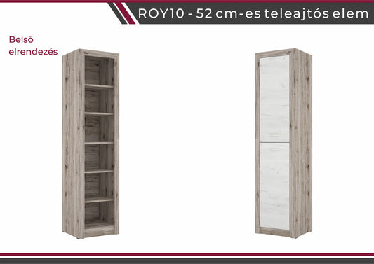 ROY10-52-es teleajtós elem