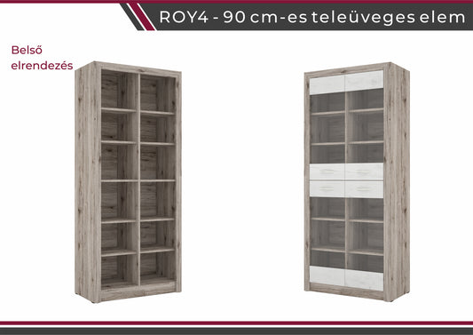 ROY4-90-es teleüveges elem