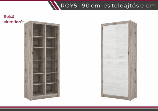 ROY5-90-es teleajtós elem