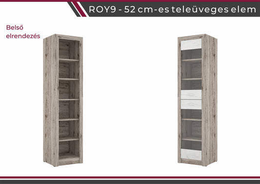 ROY9-52-es teleüveges elem