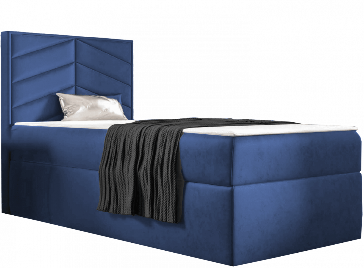 kék ST7 boxspring ágy