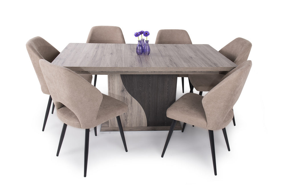 Aspen szék Alíz étkezőasztallal - étkezőgarnitúra