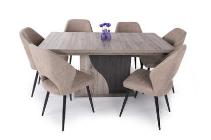 Aspen szék Alíz étkezőasztallal - étkezőgarnitúra